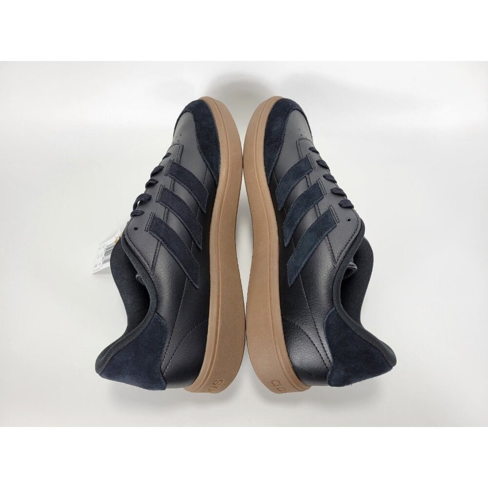 Adidas Courtblock Athletic Shoes Sneakers Mens Size 13 Black Gum Brown ID9077 - Picture 10 of 11
